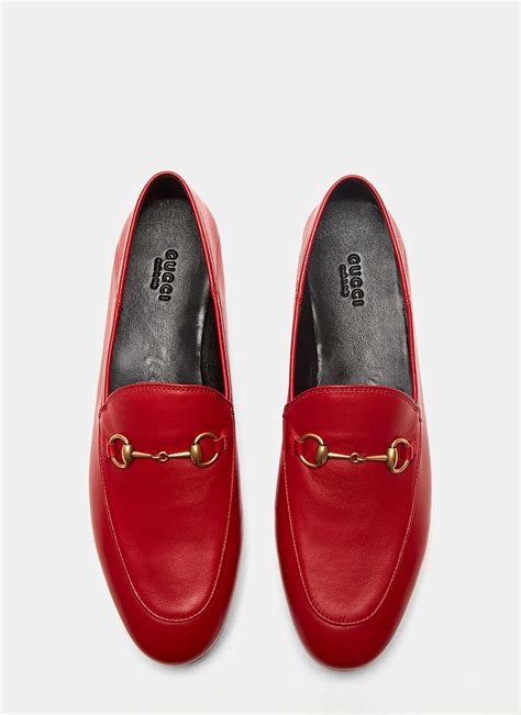 gucci madge red|Gucci red loafers for women.